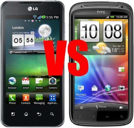 1080p videóteszt: HTC Sensation vs LG Optimus 2X