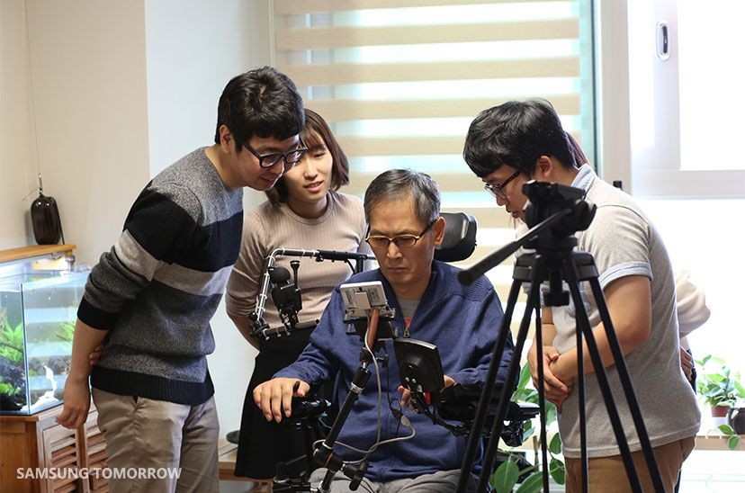 Samsung újítás a fogyatékkal élőkért