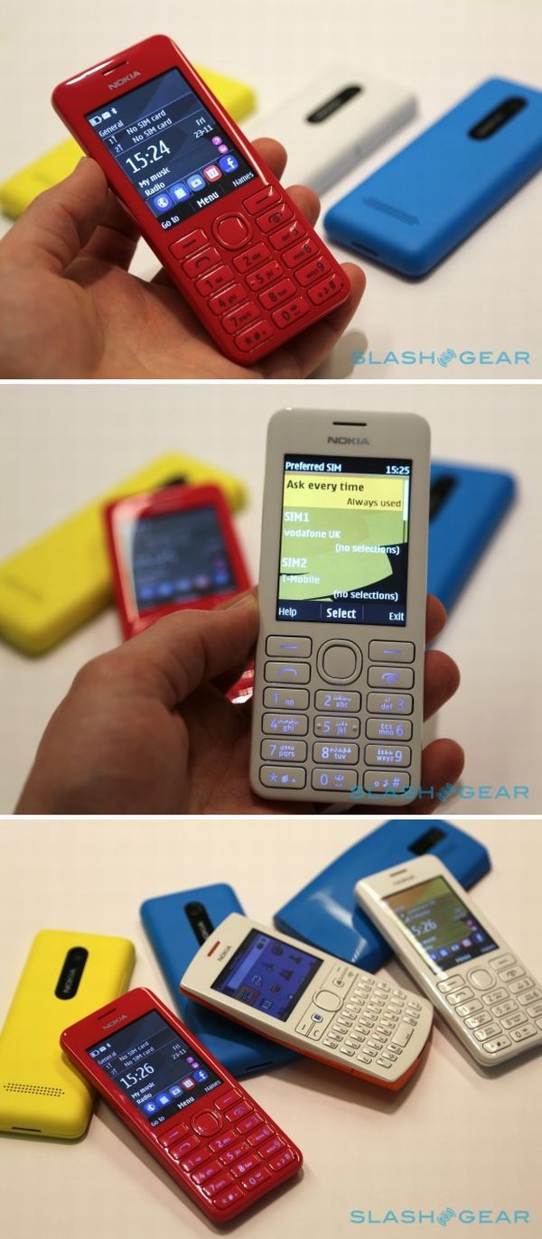 Nokia Asha 206: egy- és két SIM-mel is