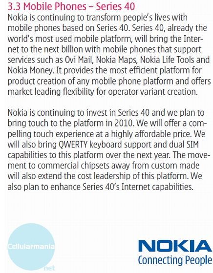 Nokia: dual SIM, S40, érintõképernyõ, QWERTY