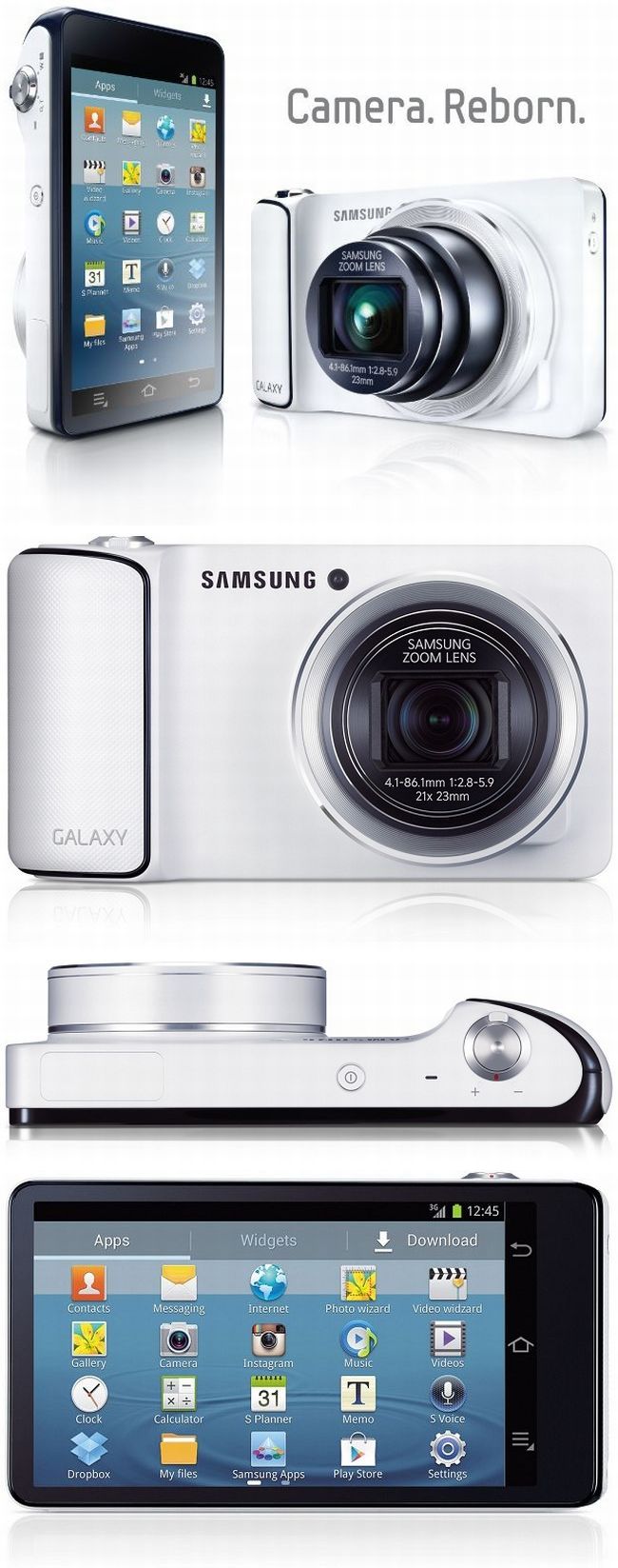 IFA2012 - Samsung Galaxy Camera 16 megapixel, 21x zoom, Android 4.1 Jelly Bean