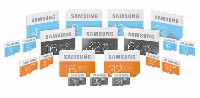 Új generációs Samsung kártyák: Standard, EVO és PRO