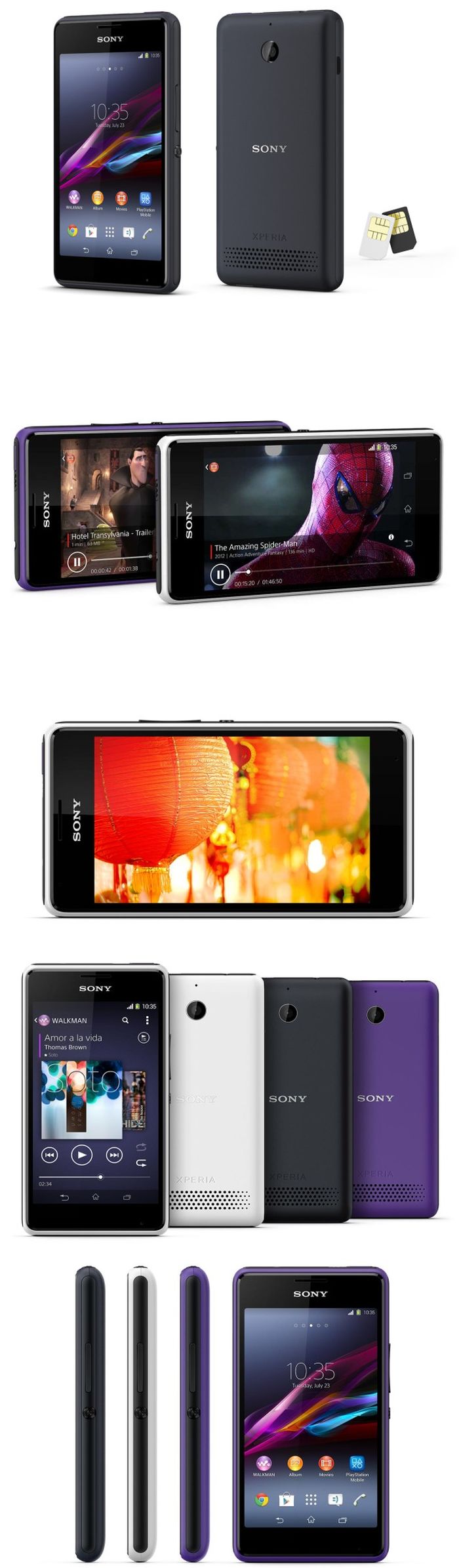 Sony Xperia E1 és E1 dual SIM