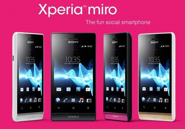 A rajongók elérték: megjelent a Sony Xperia miro