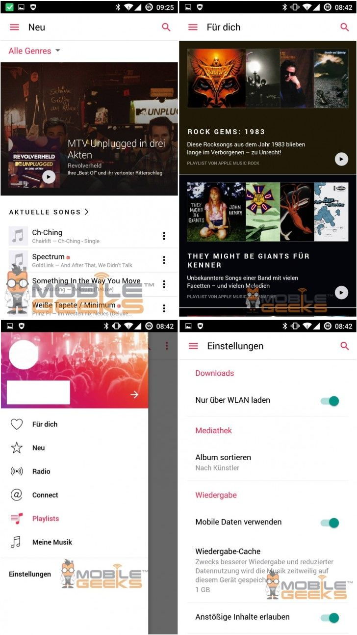 Így fog kinézni az Apple Music Androidon