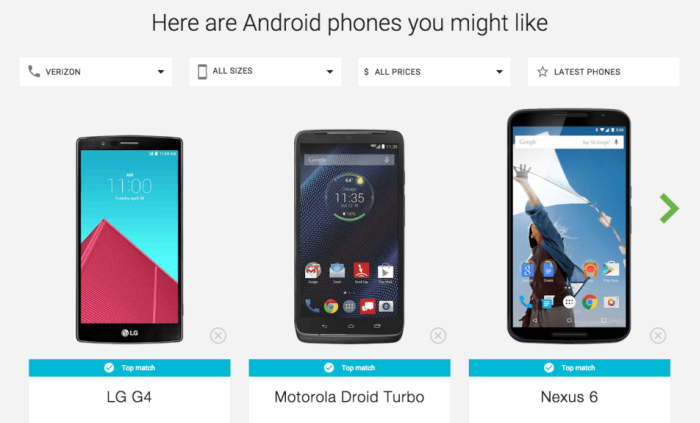 Melyik telefon való neked? A Google megmondja!