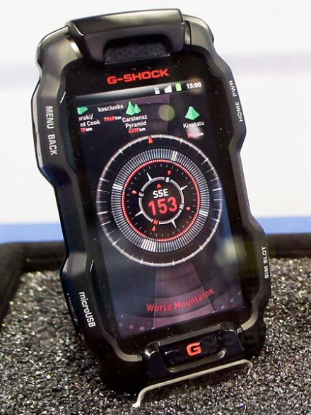 Androidos G-Shock mobil a Casiotól
