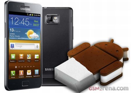 Android ICS Galaxy S II-re