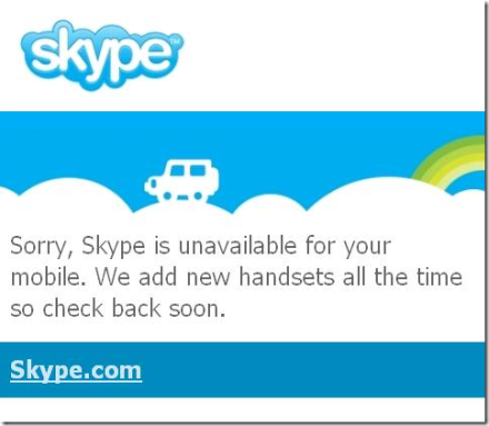 Nem lehet letölteni a Skype-ot