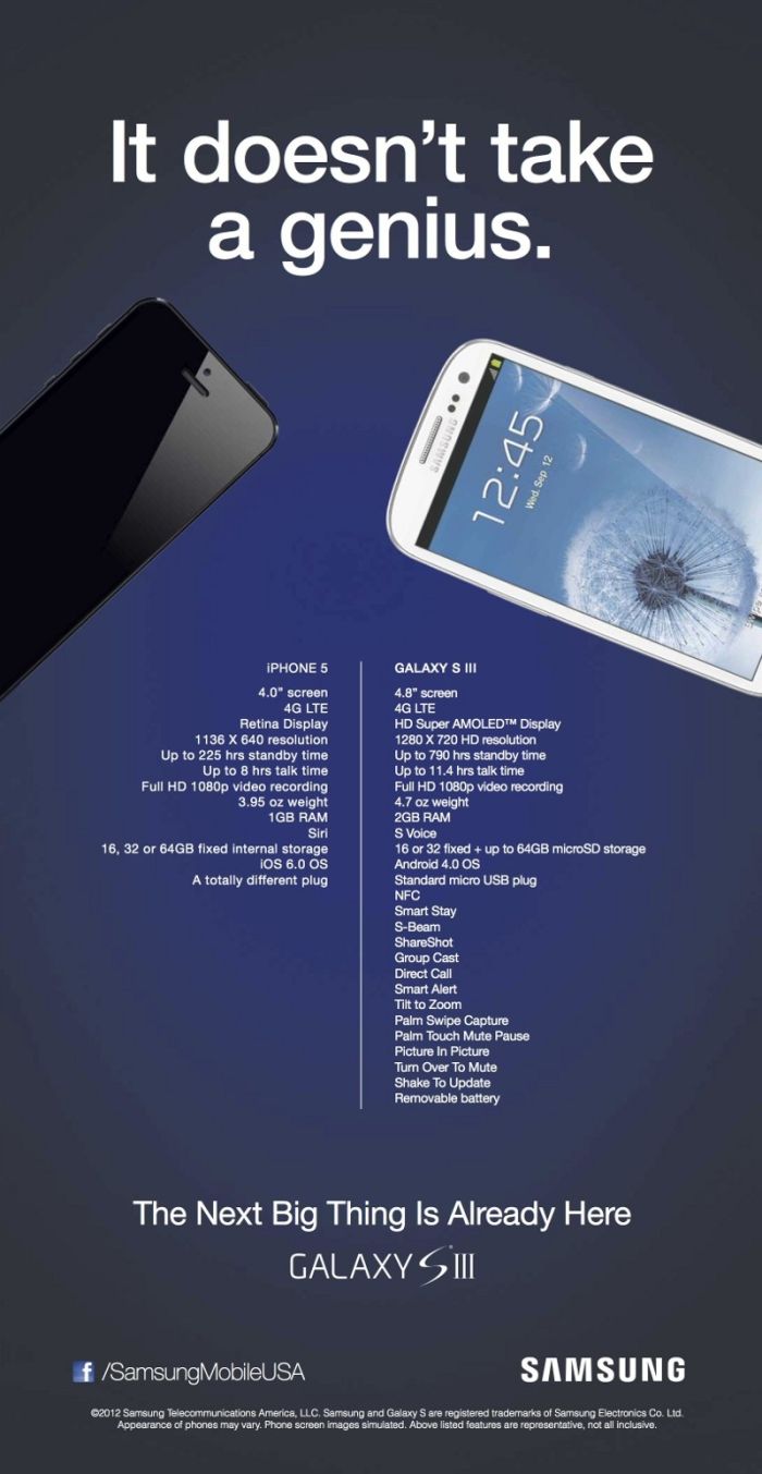Agresszív Samsung reklám az iPhone ellen