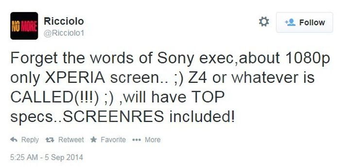 Sony Xperia Z4: csúcs lesz!