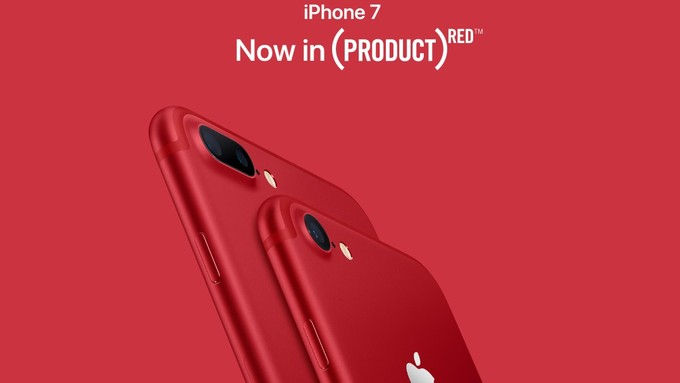 iPhone 7 és 7 Plus pirosban