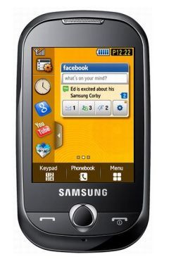 Samsung S3650W Corby mobil