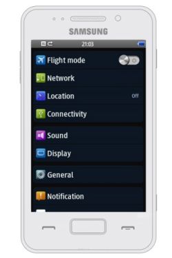 Samsung S7250 Wave 725 mobil