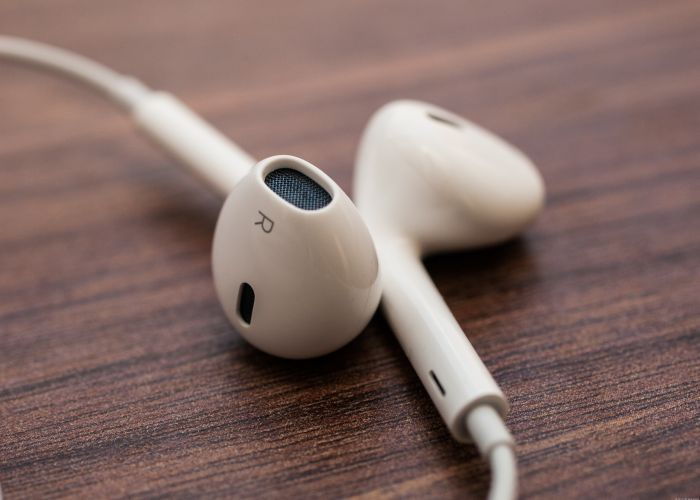 Apple EarPod videón, mûködés közben