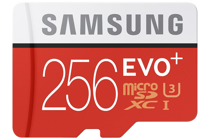 A Samsung bemutatta a 256 GB-os EVO Plus MicroSD-kártyát