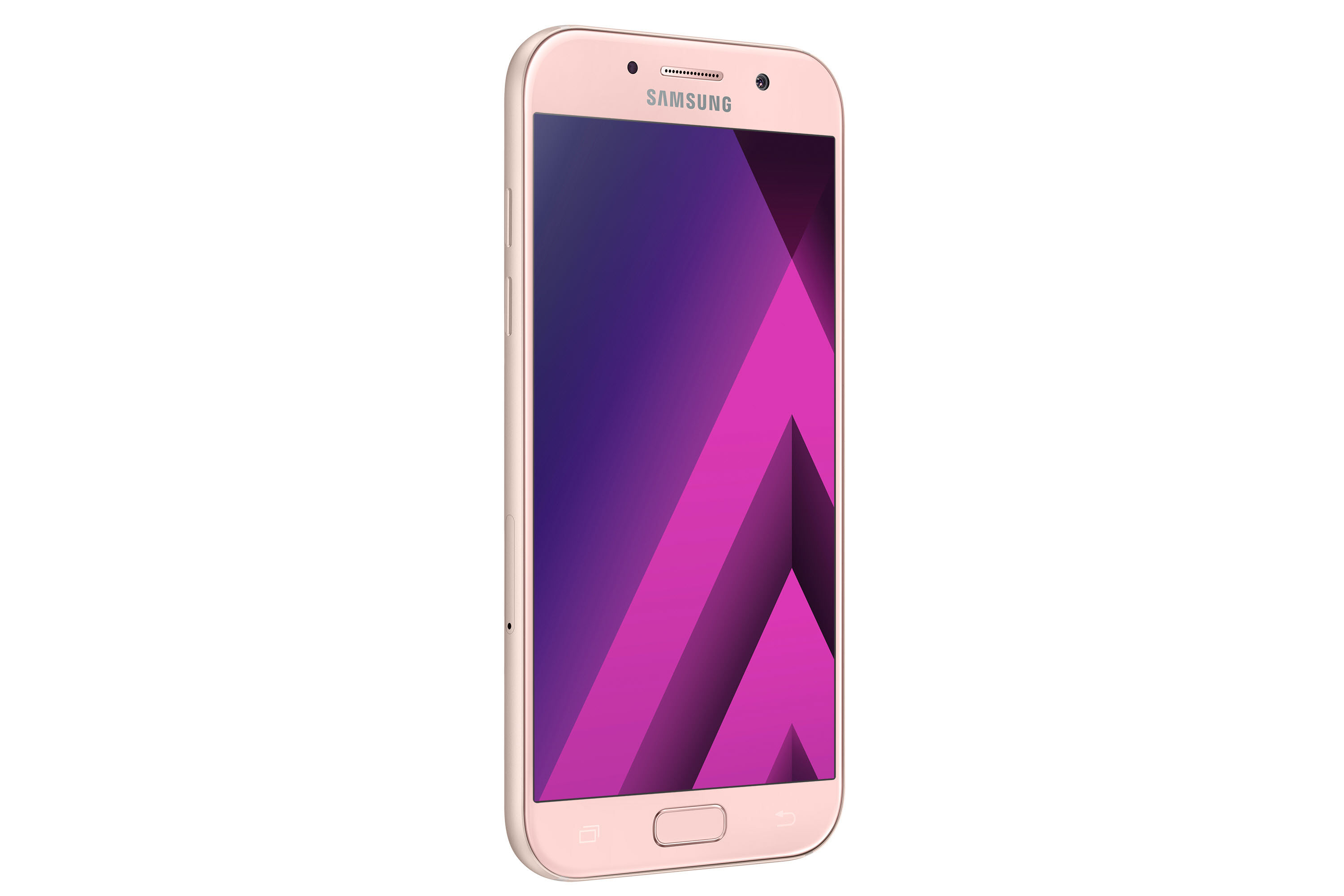 Galaxy A5 peach Vízálló burkolattal: megjelent a 2017-es Samsung Galaxy A széria