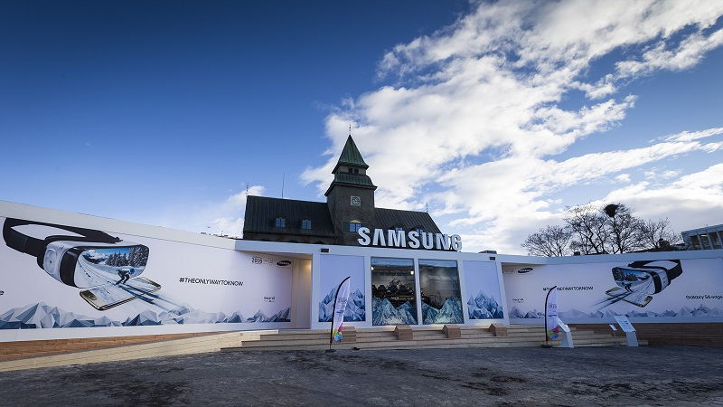 A világ első virtuális olimpiai közvetítése a Samsunggal