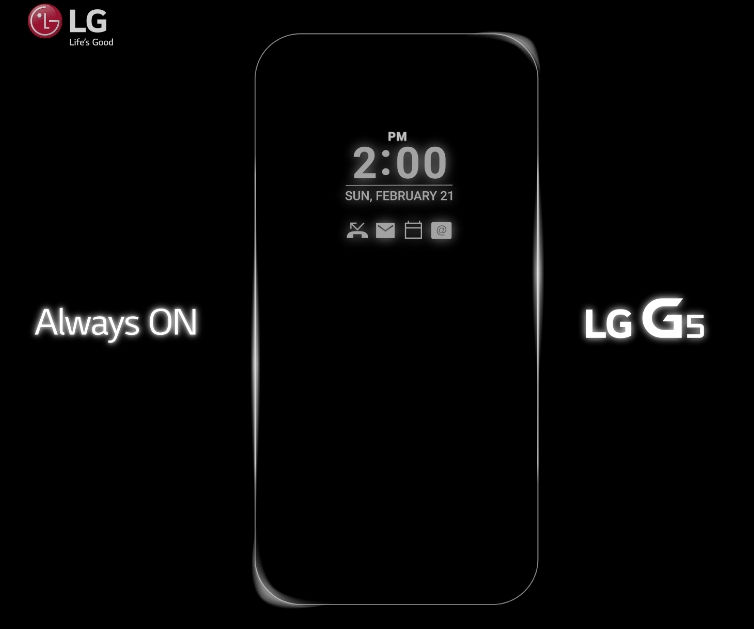 Megerősítve: Always On Display az LG G5-ön