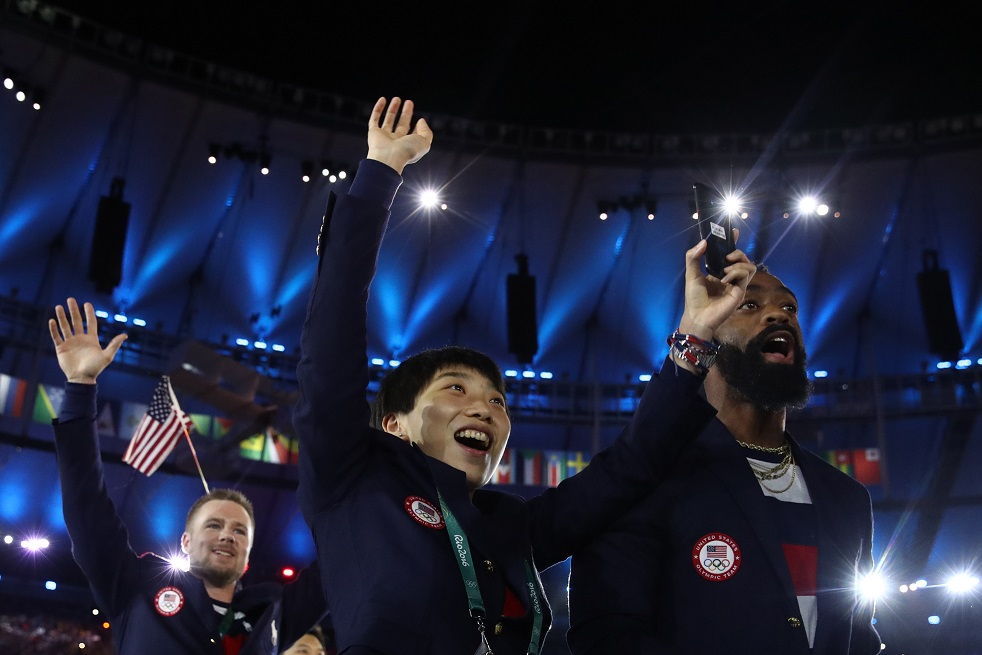 Olimpiai nyitóünnepség az S7 edge kameráján keresztül