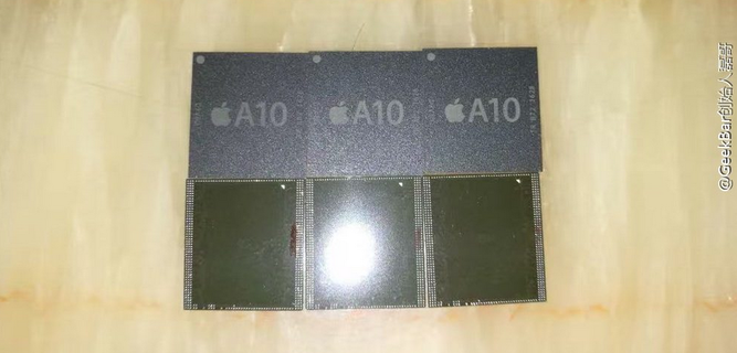 Az első fotó az Apple A10 processzorról