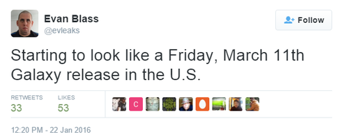 Samsung Galaxy S7 bemutató: március 11-én