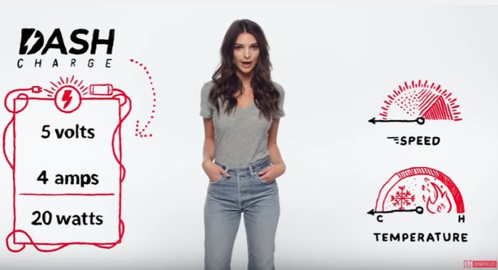 A gyönyörű Emily Ratajkowski elmagyarázza a Dash Charge működését