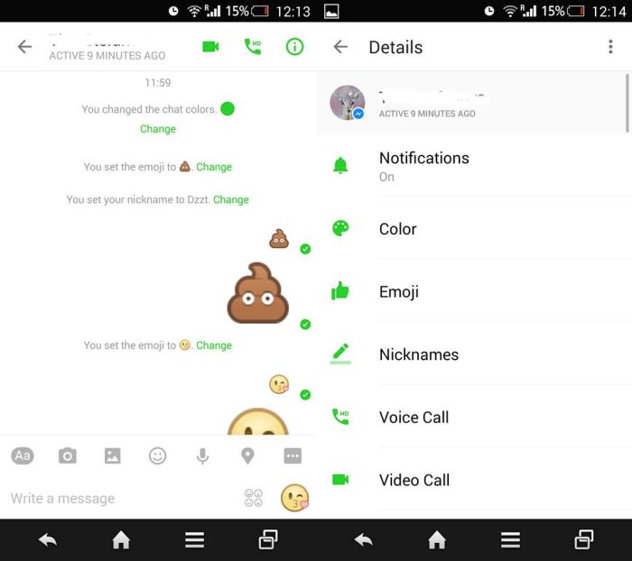 Színezhető lett a Facebook Messenger!