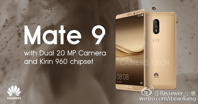 Huawei Mate 9 promo: 20 megapixeles dual kamera jön!