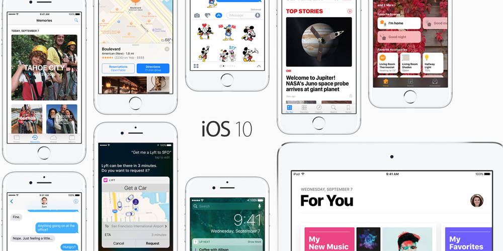 Tarol az iOS 10