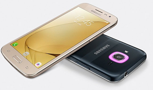 Samsung Galaxy J2: világító kameragyűrűvel