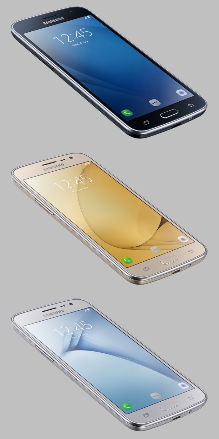 Samsung Galaxy J2: világító kameragyűrűvel