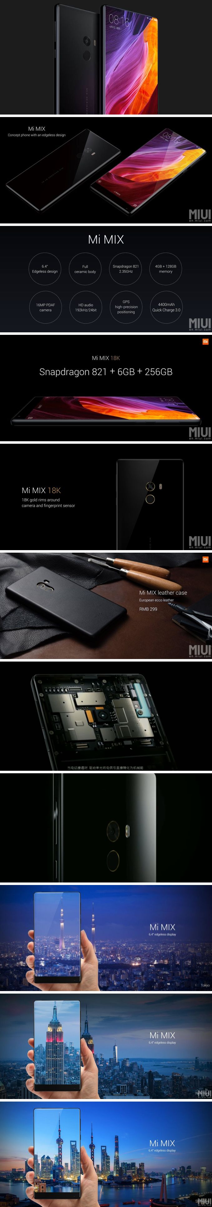 Na ez nem semmi! Xiaomi Mi MIX: 6.4 col, keret nélküli kijelzővel