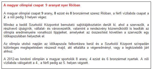 Az ország legnagyobb olimpiai szurkolói központja nyílik Budapest belvárosában