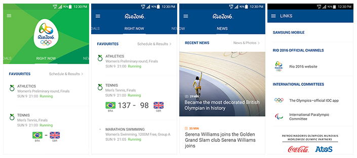Töltsd le te is a Rio 2016 appot!