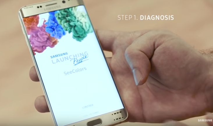 Színtévesztők életét segíti a Samsung