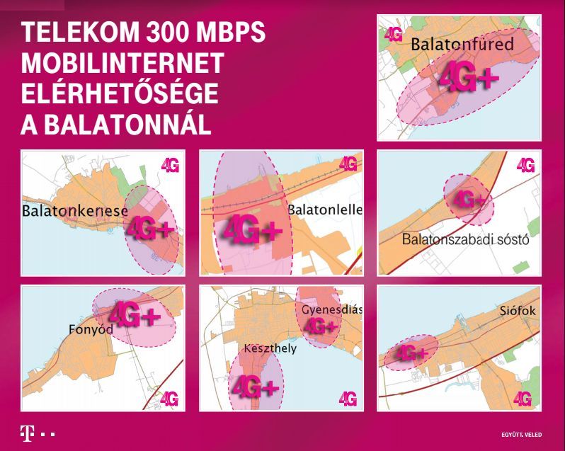 A Telekom gyorsítja a 4G-t a Balatonnál