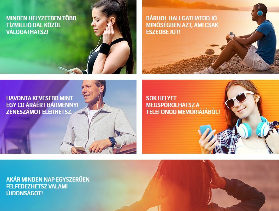 Korlátlan zenehallgatás már havi 990 forintért 