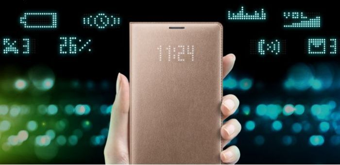 Ilyen lehet a LED View Cover tok a Galaxy S7-ekhez