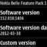 Belle frissítés Nokia 700, Nokia 701 és Nokia 603-ra