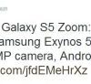Galaxy S5 Zoom: 20 megapixeles kamerával