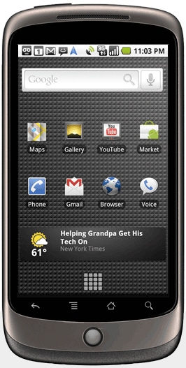 Google Nexus One teszt – ülj le, ötös!