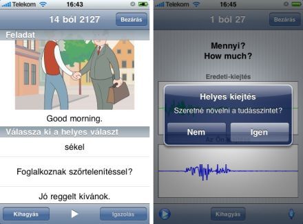 Tanulj nyelvet iPhone-on!