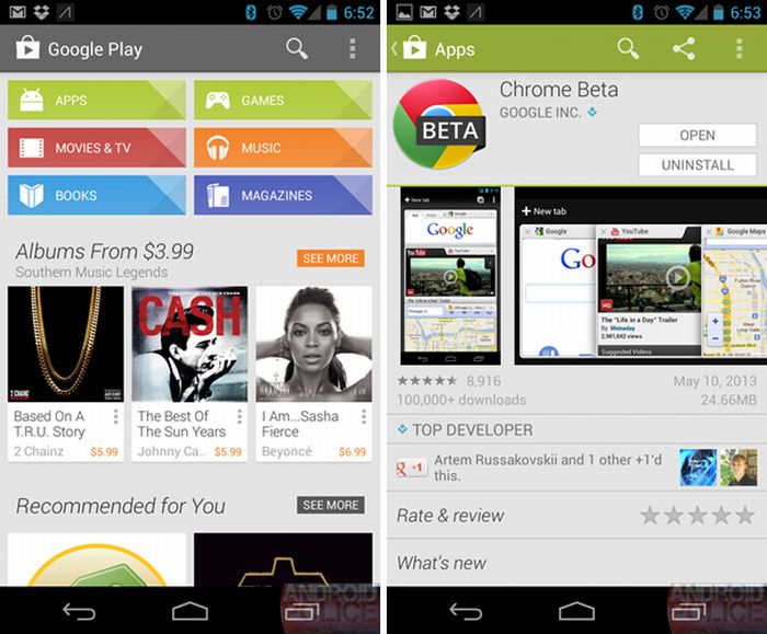 Google Play teljes adatmentéssel?