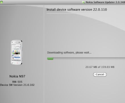 A 8 hónapot késett N97 frissítés