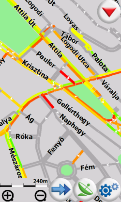 Magyar dugó-elkerülõ iPhone-ra és WinMo-ra