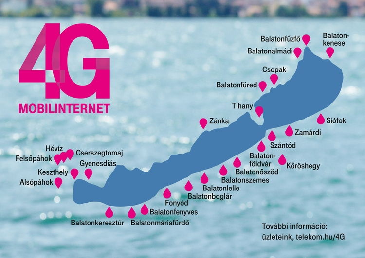 Villámgyors mobilnet már a Balatonnál is!