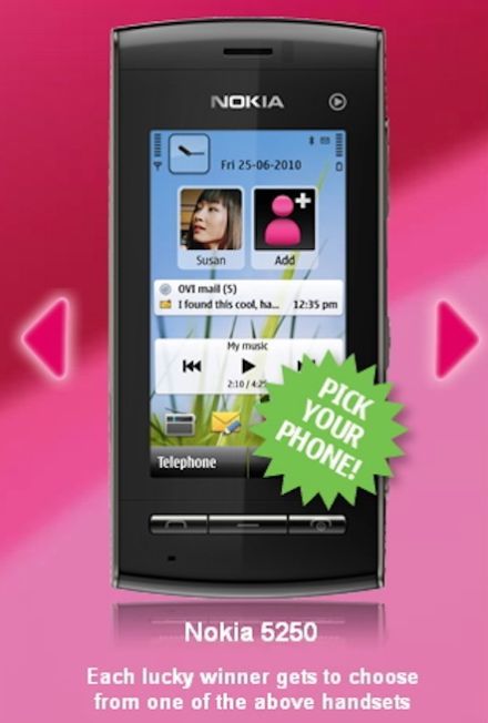 Lebukott a Nokia 5250  