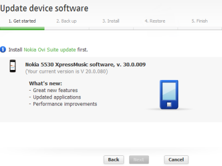 Nokia 5530 szoftverfrissítés érkezett