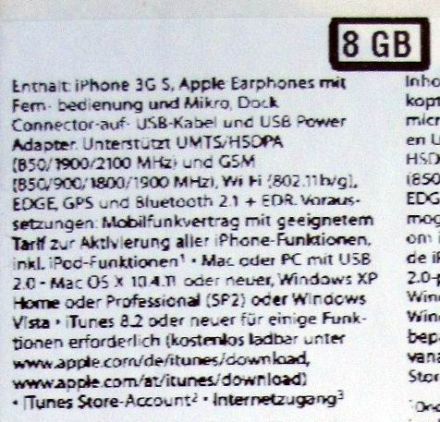 Jön a 8 gigabájtos iPhone 3Gs?